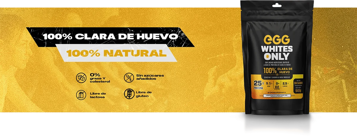 100% Clara de Huevo Natural